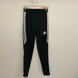 Women’s Adidas soccer pants, black and white, size xs, extra small
